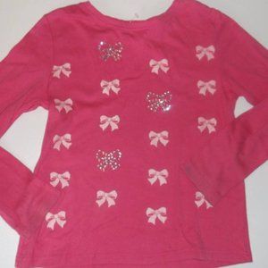 Gymboree Pink White Shirt Girl 9